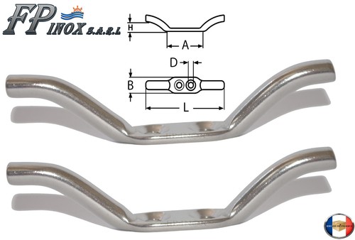 Taquet fanion inox longueur - fanion,
