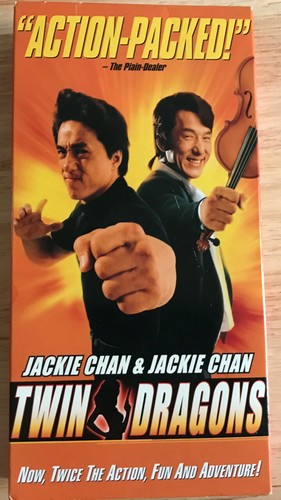 Jackie chan twin dragons vhs - chan,