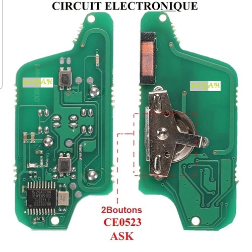Electronique pour coque clé - pour,