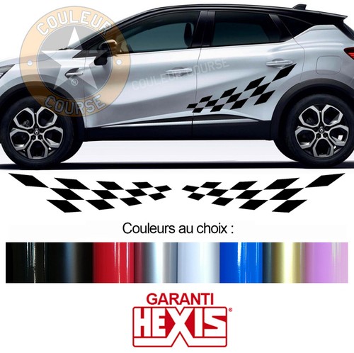 Bandes damiers pour renault - pour,