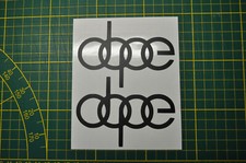 2 X STICKERS AUDI  motorsport