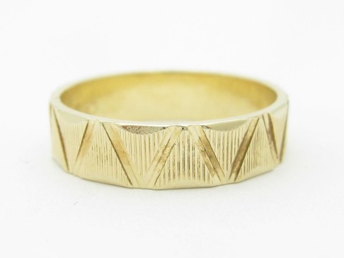 Bague jaune 14k design - or,