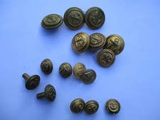 lot de boutons militaire