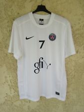 Maillot handball PSG PARIS SAINT-GERMAIN porté n°7 NIKE worn shirt jersey L