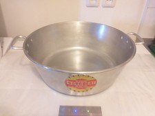 Bassine landaise BOURGEAT ALUMINIUM  DIAMETRE  42 cm TBE