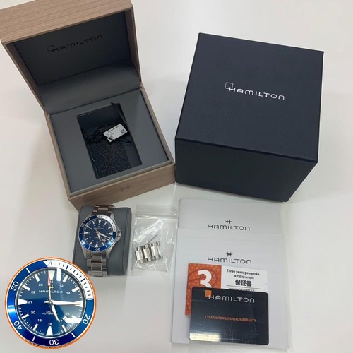 Hamilton khaki navy scuba 38mm - navy,