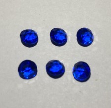 Saphirs bleus naturels taille rond 3,37 carats En ? 2 rubis bruts