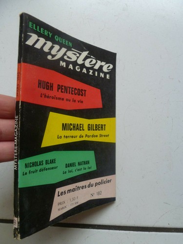 Mystère magazine 182 - mystère,