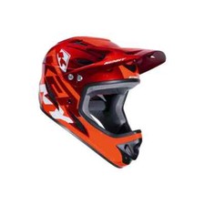 Casque Down Hill Graphic Rouge