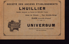 DIJON (21) USINE de MACHINES AGRICOLES / DECORTIQUEUR "LHUILLIER" Catalogue 1927
