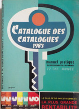 Catalogue des catalogues automobiles manuel pratique 1983  77ème année 656 pages