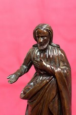 STATUETTE en BOIS Christ ou Saint XVIIIe 18e siècle 18th century wood statue