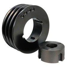 Poulie Spa 3 Gorges Dp 100mm Arbre 38mm Moyeu 1610