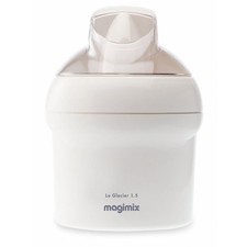 Sorbetière le glacier 1,5 l blanc  17 cm magimix