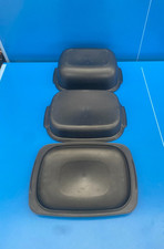 Lot de 2 Cocotte Ovale Ultra Pro Tupperware 3,3 L + 5,7 L + couvercle Noir Four