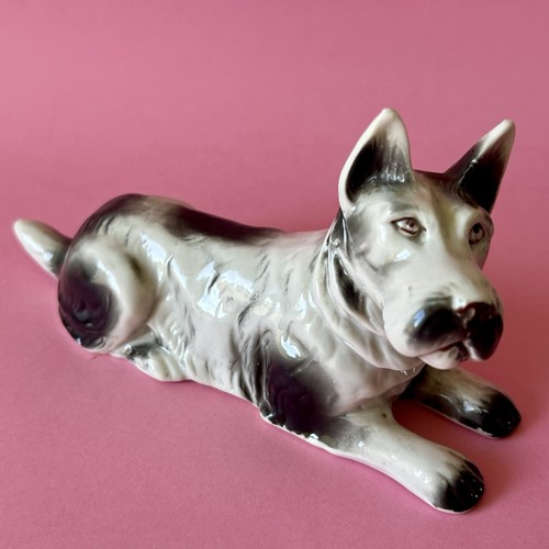 Petite figurine chien vintage - chien,