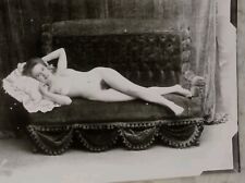 Lot de 6 photos anciennes érotiques – tirages argentiques noir et blanc – 