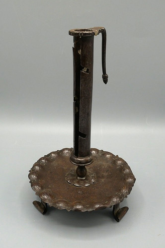 Bougeoir fer forgé rat de - forgé,,