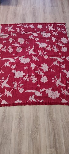 Couverture plaid bordeaux - couverture/plaid,