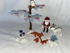 Playmobil Père Noël Dans Forêt Animaux Arbre Givré Christmas Hiver