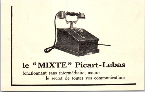 Publicite telephone le mixte - publicite,