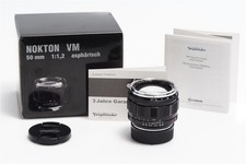 Voigtländer Nokton 1.2/50Mm VM Asph. Noir Pour Leica M