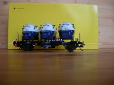 WAGON PORTE CONTAINERS BRAWA 37151 ÉCHELLE 0