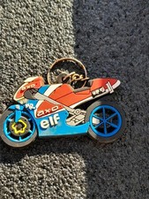 Ancien Porte Clés Moto Elf