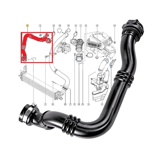 Durite suralimentation pour - durite,