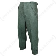 arm?e allemande ?lite Panzer Pantalons FIELD GRIS WW2 REPRO UNIFORME Pantalons -