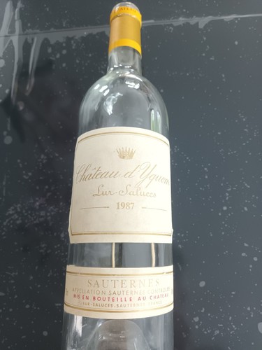 Bouteille vide chateau yquem - chateau,