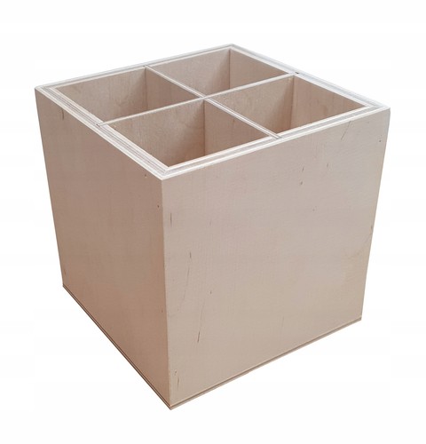 Boîte organiseur bois bureau