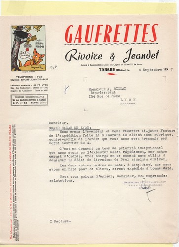 Papier 1957 illustré benjamin - papier,