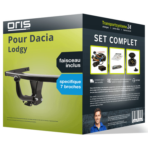 Attelage pour dacia lodgy - dacia, 12-