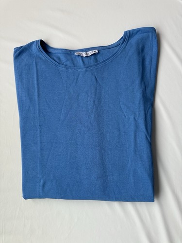 Shirt bleu uni zara taille - uni,