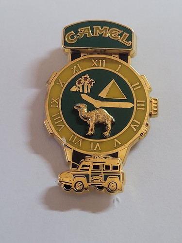 Pins montre camel trophy verte - camel,