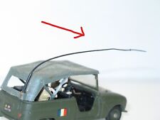 DINKY TOYS,  1 grande antenne spécial LONGUE pour la 4 L sinpar militaire