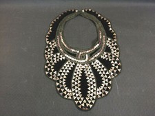 Ancien tour de cou en tissu berbère vetement de mariage ou ceremonie