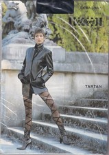 Collant WOLFORD TARTAN coloris Admiral. Taille XS. Fashion tights.