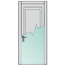 Porte battante panvi - porte, 1lvfp