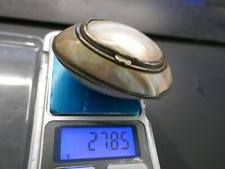 rare tabatiere 19ème,nacre et