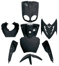 Kit De Carénages Noirs T4 Tune Pour MBK Stunt 50 EU2 2015