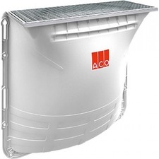 Cours anglaise à grille pour fenêtre 100x60 cm - usage piéton ACO