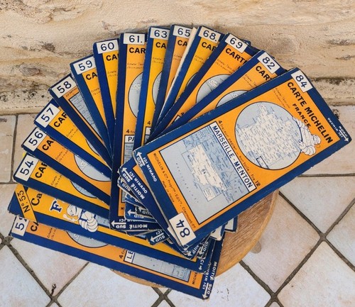 Lot cartes routières - lot, 15