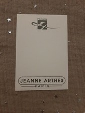Carte Parfumée - Perfume Card . Jeanne Arthes