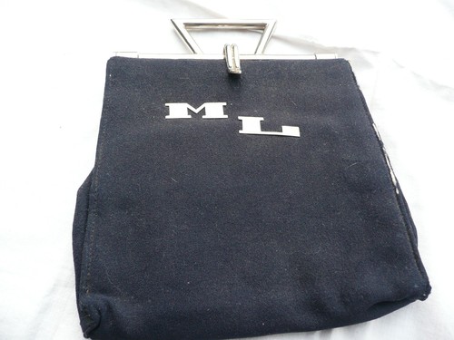 Sac main ancien en tissu - main,