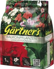 Gärtners Balkonpflanzen Gär 1 KG Langzeitdünger Engrais Universel de Jardin