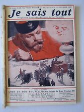 PRINT MAGAZINE RUSSIE RUSSIA TSAR NICOLAS II MAROC SULTAN ABDUL AZIZ ABSINTHE