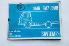 SAVIEM SM6, SM7, SM8 conduite