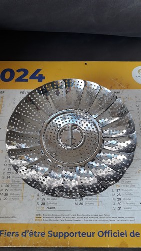 Panier inox pliable - inox, pour